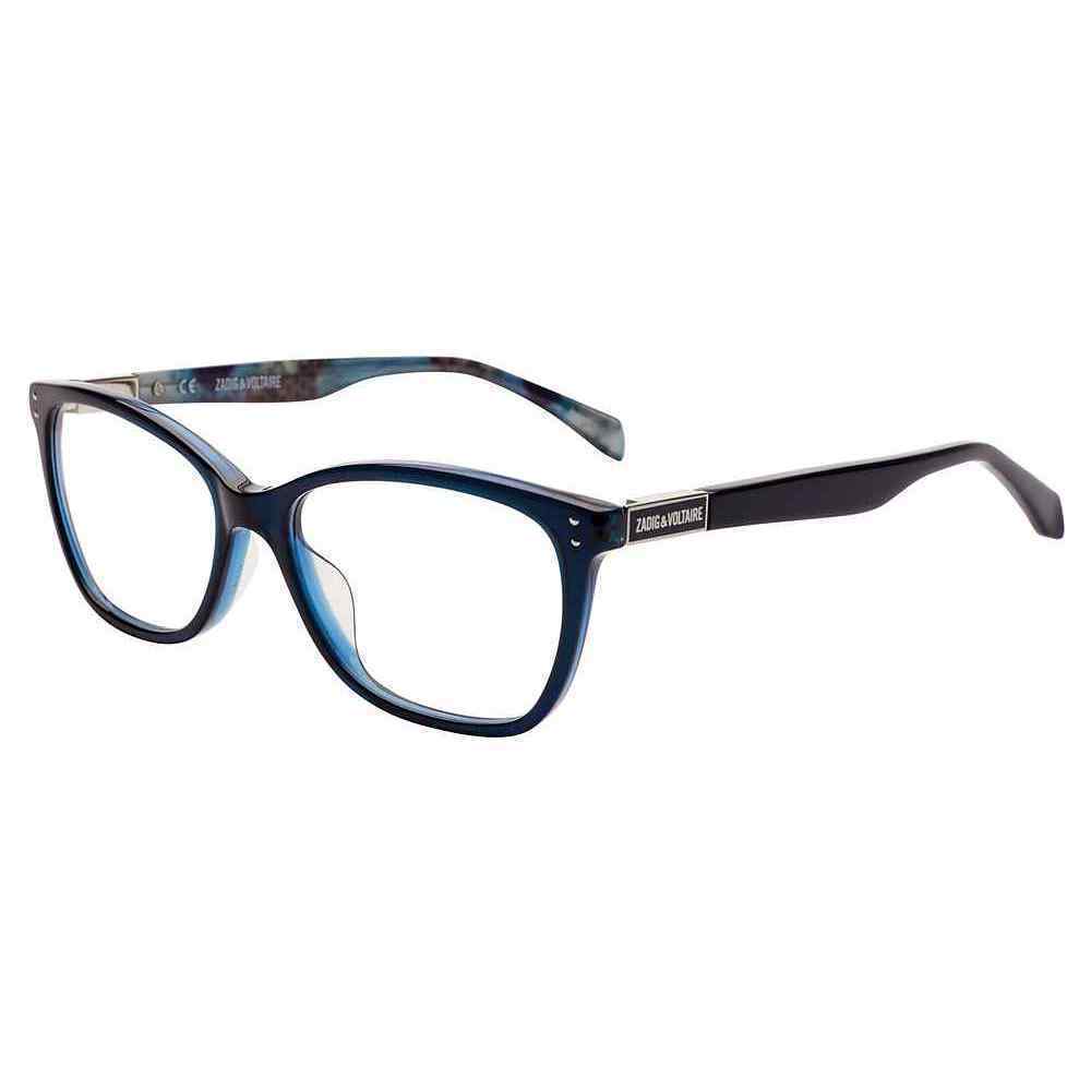 ZADIG & VOLTAIRE OPTICAL VZV125 Eyeglasses BLUE-0J24 52mm
